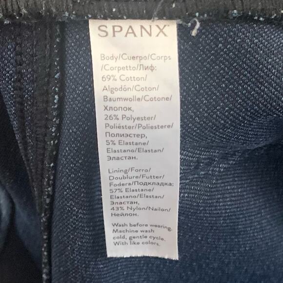 Spanx Jean-ish Ankle Women's Leggings Faux-Front Pockets   -  Size:  L (Regular) - Picture 11 of 14